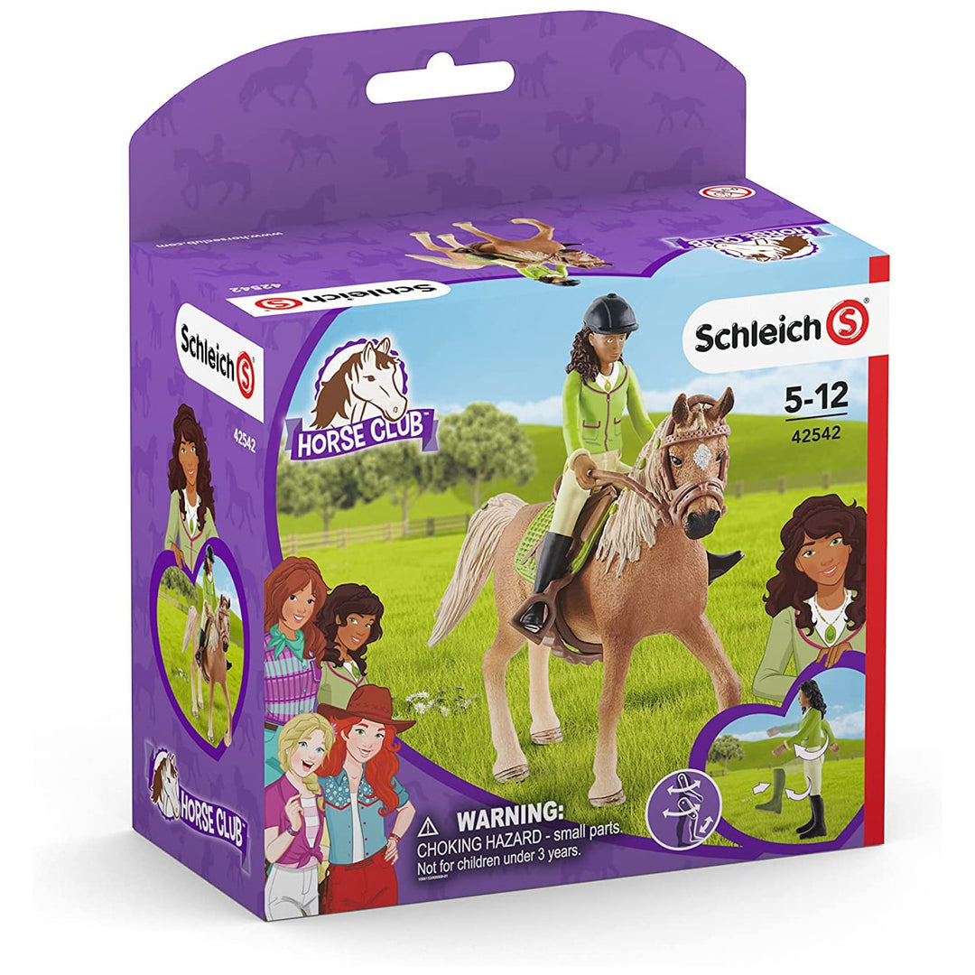 Ensemble de figurine  Horse Club Schleich Sarah i Mystery 42542