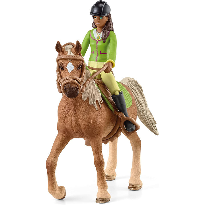 Schleich Horse Club Sarah and Mystery 2-Pack Figurine Playset Toy