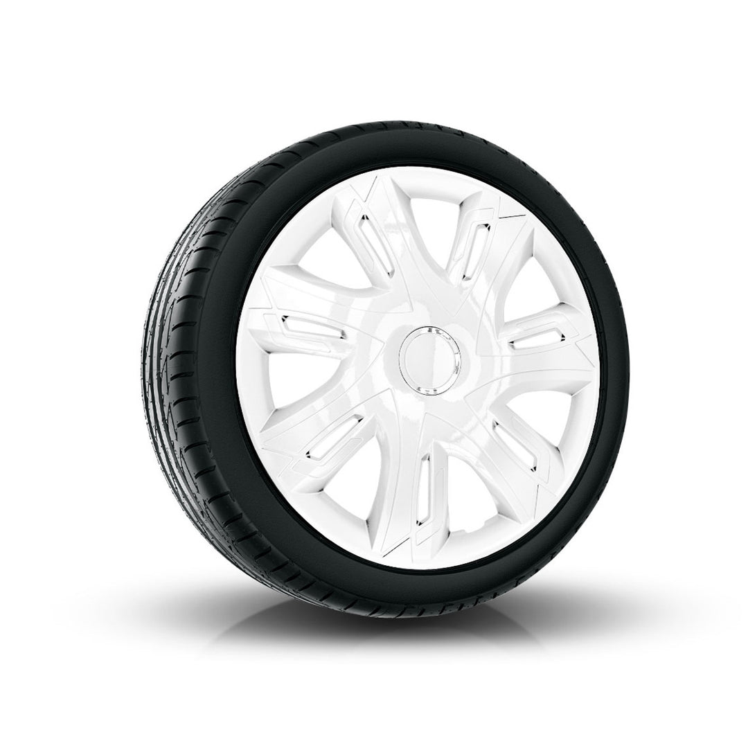 Tapón 14" Supernova lacado blanco 4 piezas universal