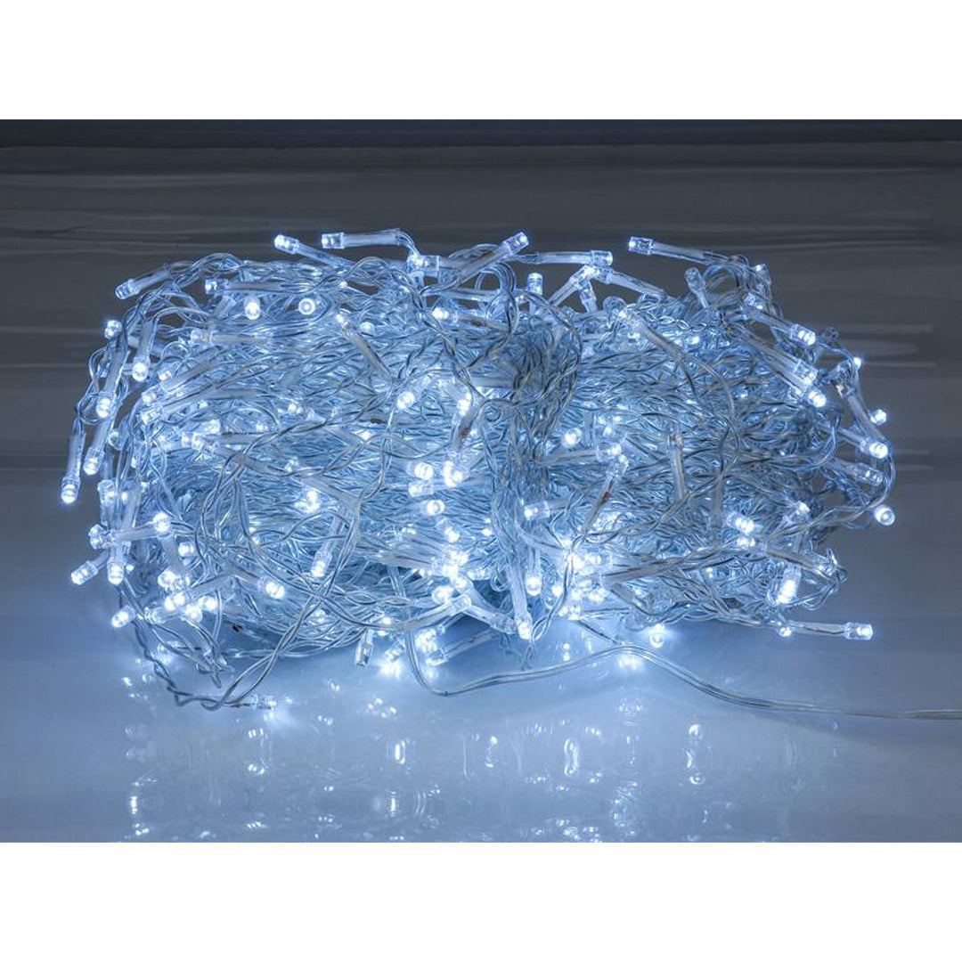 Fairy Lights Garland Lamp Light 500 LED 15m Cold White IP44 Christmas