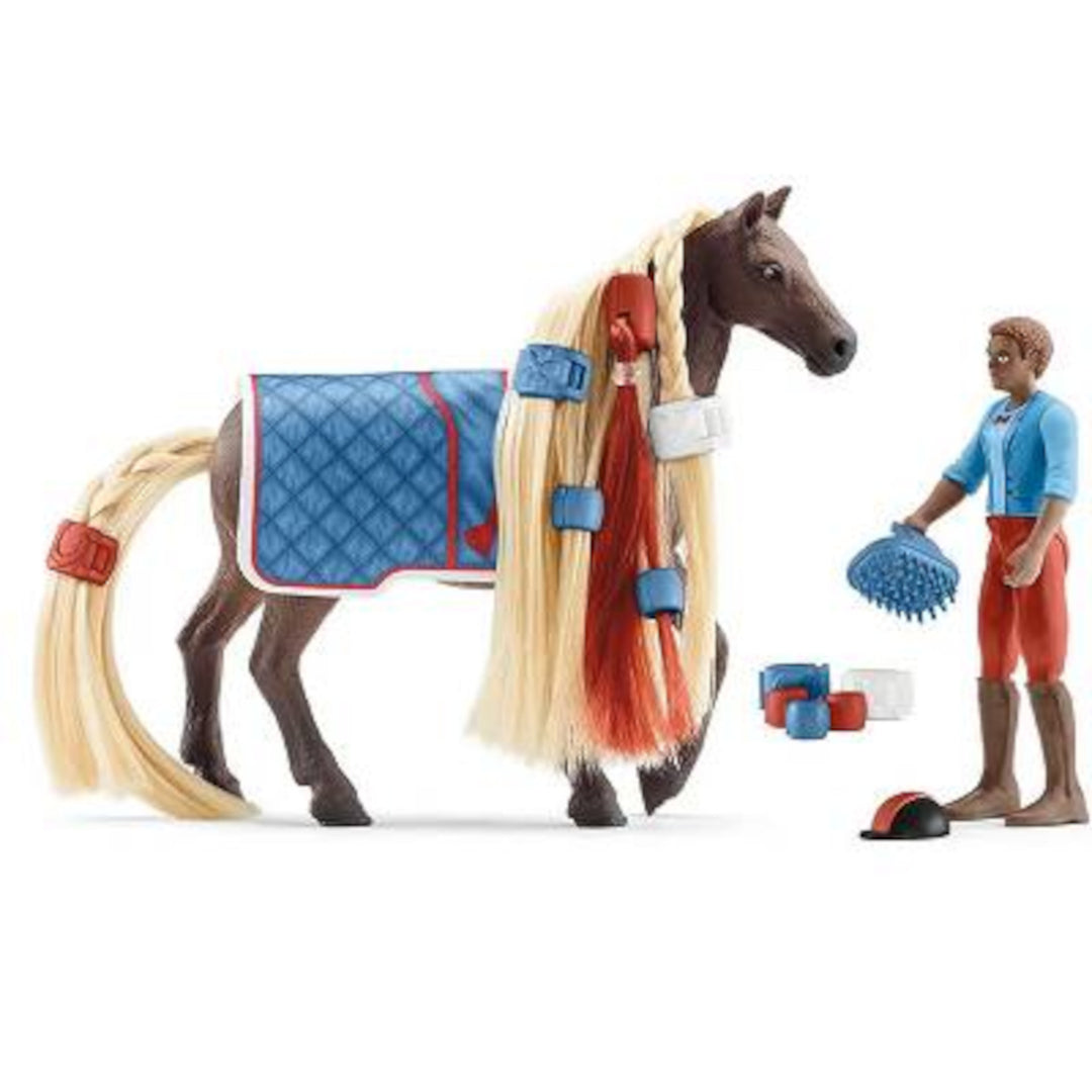 Schleich Horse Club Spielzeug Spielfigur Leo und Rocky Set