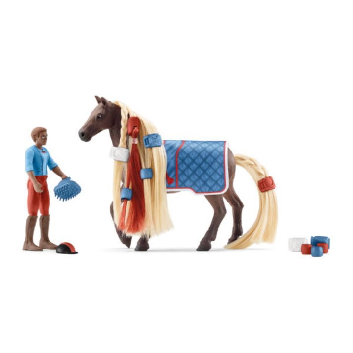 Kit de base Schleich Horse Club Leo and Rocky starter set SLH42586