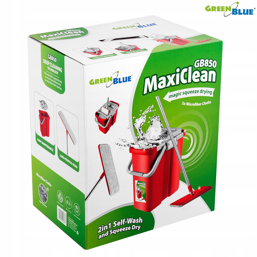 GreenBlue MaxiClean emmer en vlakmop GB850 35 cm