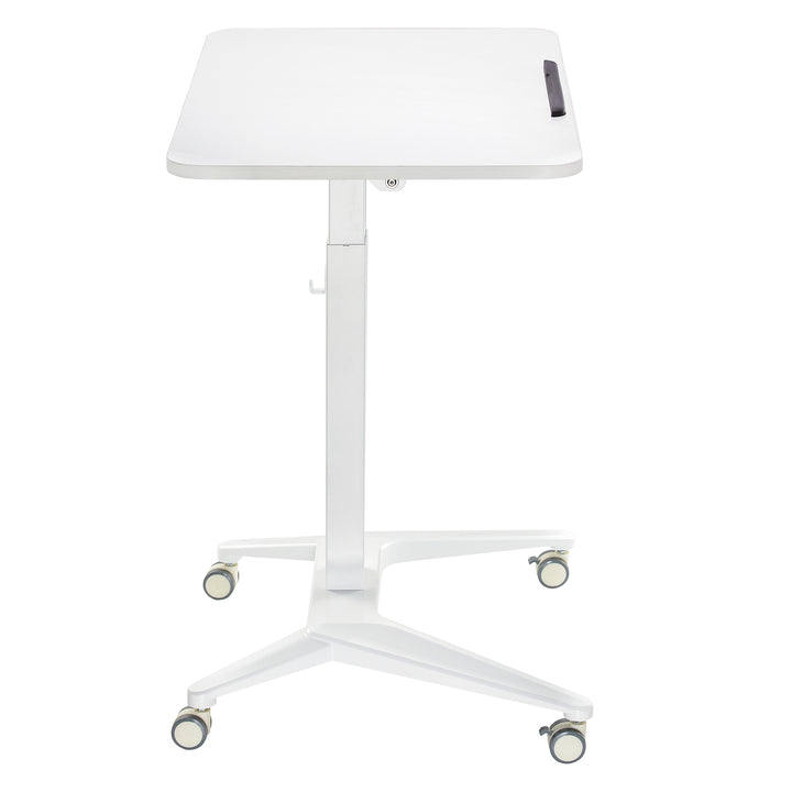 Maclean - Verrijdbaar laptop bureau - hoogteverstelling - 80x52cm, 8kg max, 109cm - MC-453W - Wit