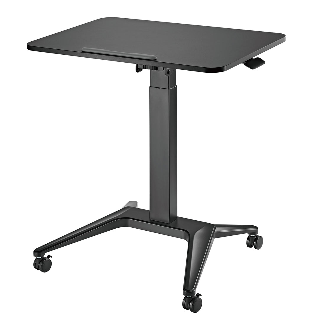 Maclean - Verrijdbaar laptop bureau - hoogteverstelling - 80x52cm, 8kg max, 109cm - MC-453B - Zwart