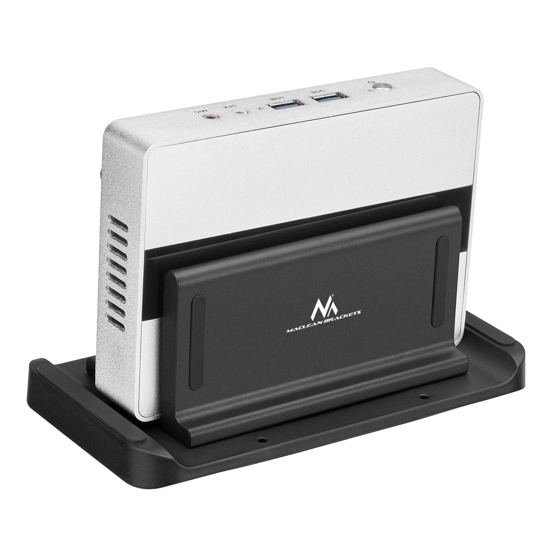 Maclean - Thin Client / Mini PC Houder past op VESA houders - vrijstaand - MC-454 - Zwart