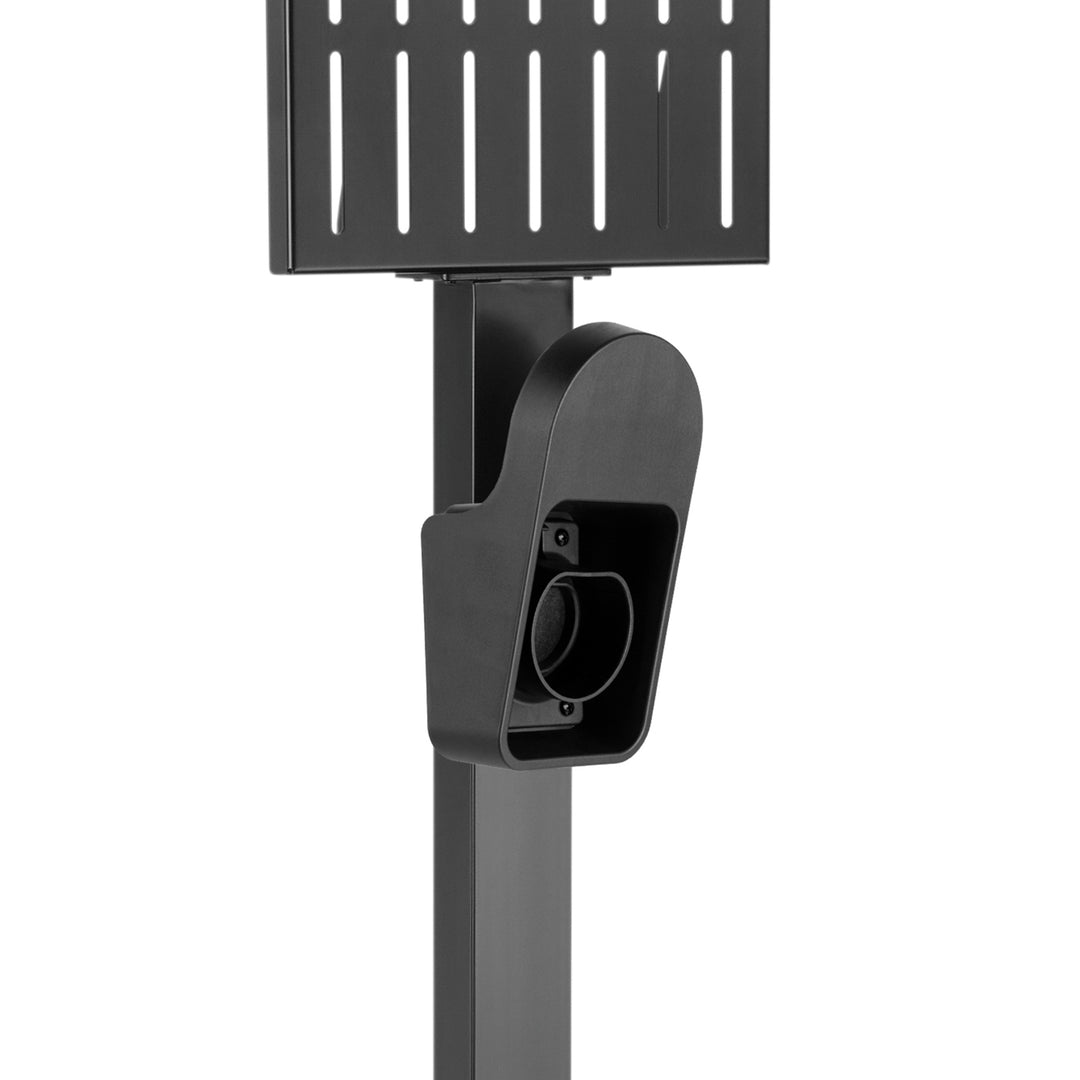 Maclean MCE456 EV PEHV Car Charger Stand Station Outdoor Steel 15kg Garage Driveway