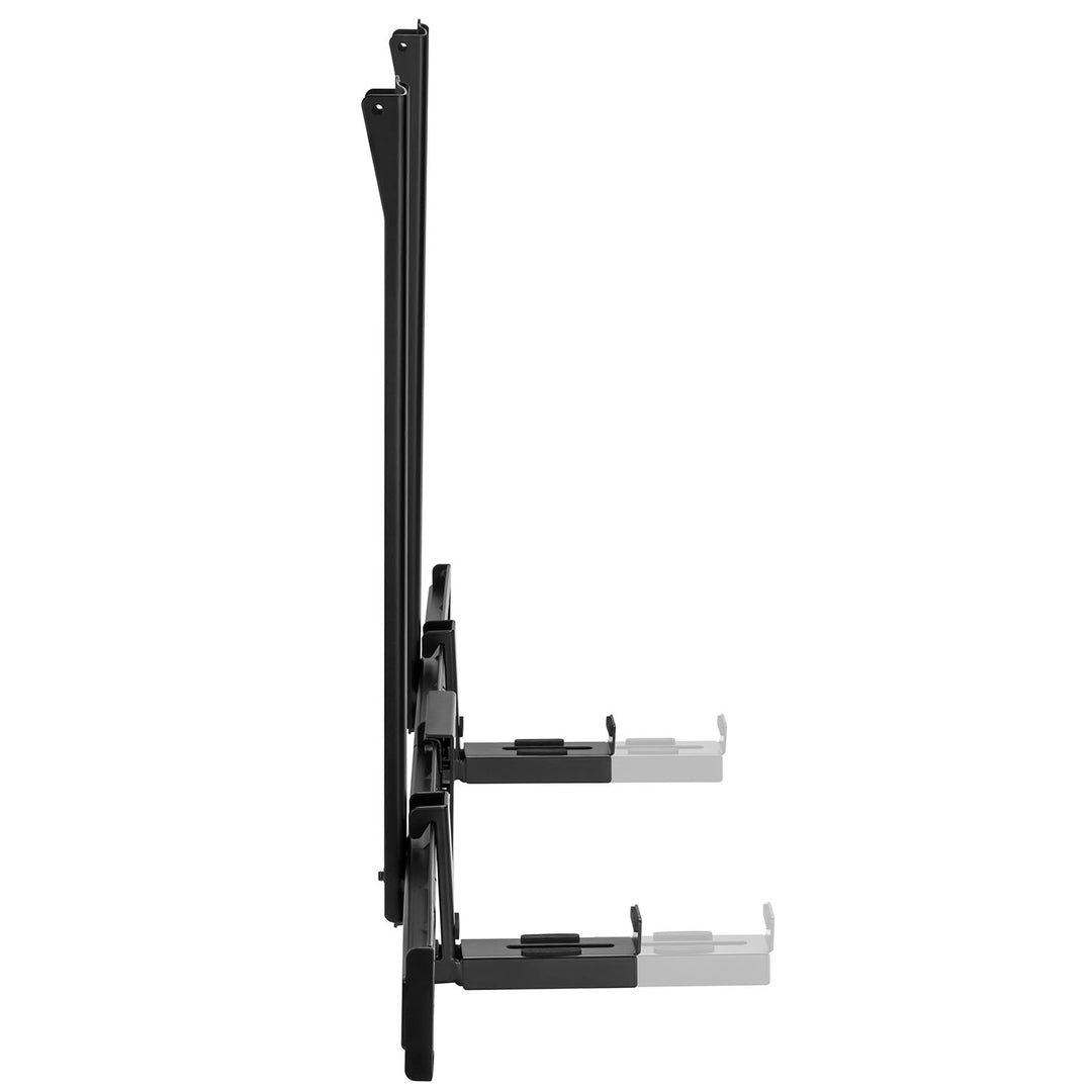 Maclean - Verstelbare geluidsbalksteun - diepte 86~155mm - max. 15kg - MC-465 - Zwart