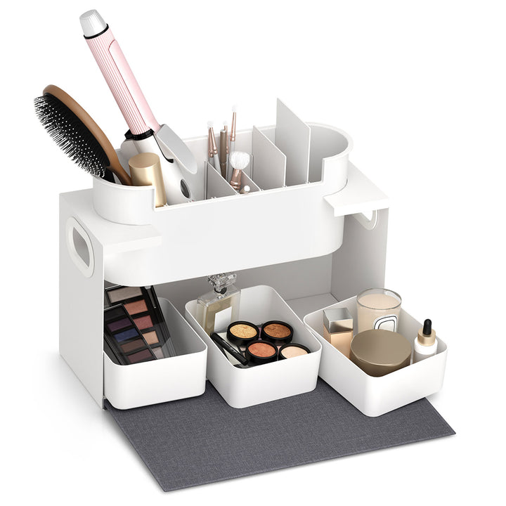 Maclean MC-479 Organizador de Maquillaje Universal para Cosméticos y Artículos de Tocador, Carga máx. 8kg, 367x150x220mm