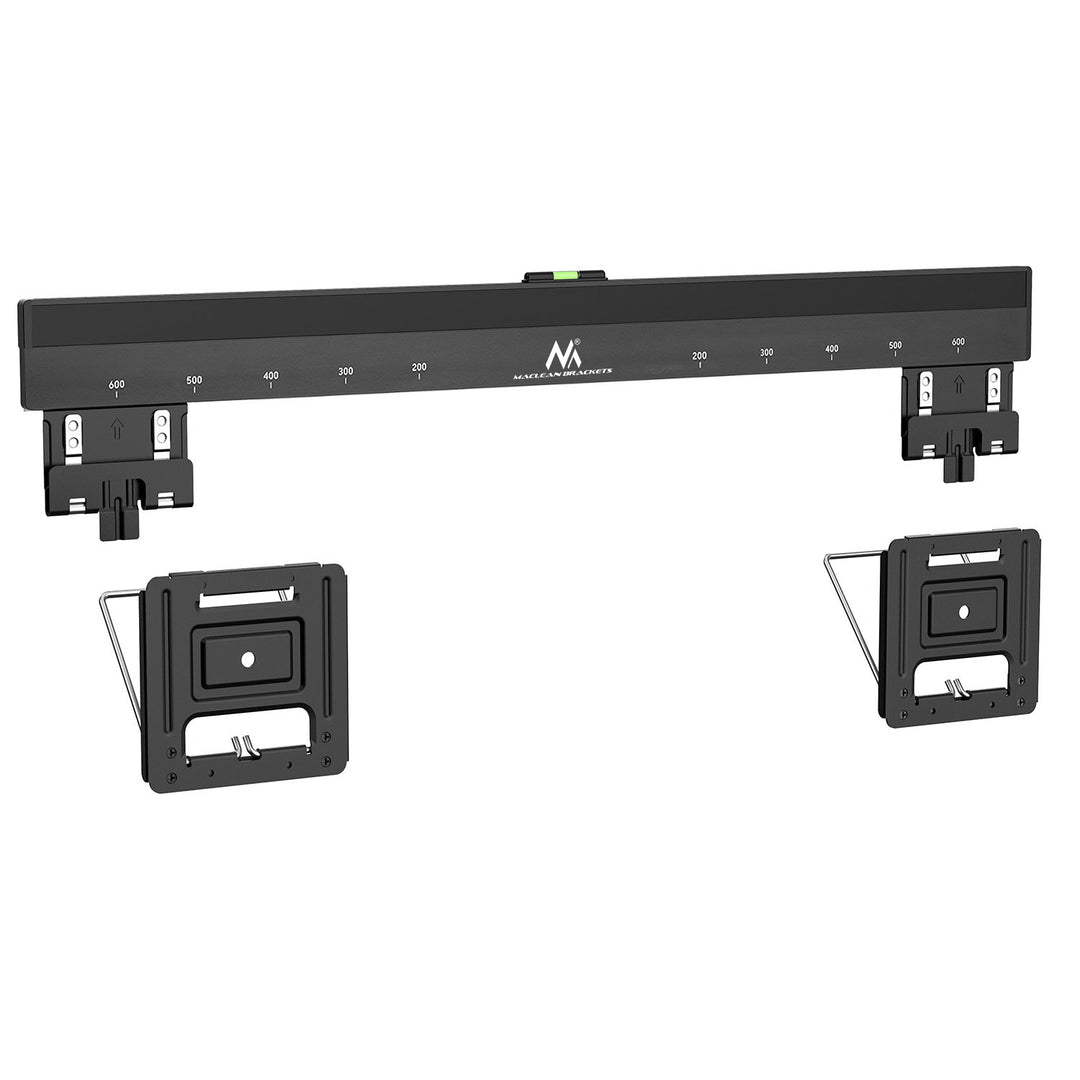 Maclean MC-481 Ultra Flat Slim TV Wall Mount Bracket Holder for 37-80" Flat Curved up to 75kg Max. VESA 600x400 Universal TV Mount Holder