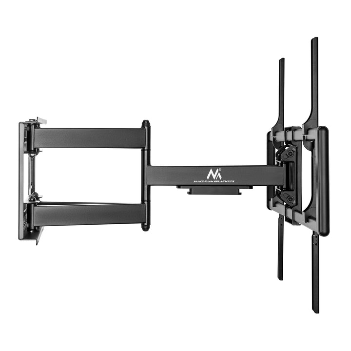 Maclean MC-482 TV Wall Mount Bracket for 60-120" Flat & Curved TVs up to 120kg Max. VESA 900x600 Swivel, Tilt and Rotate, Universal TV Mount TV Bracket