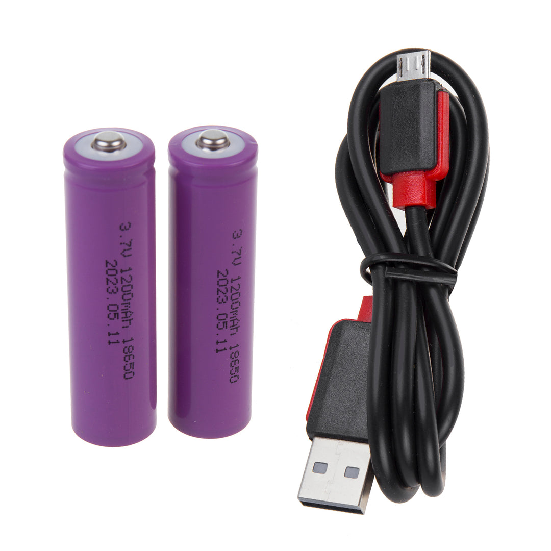 Maclean MCE307 Lámpara de Taller Lámpara Magnética COB 2x1200mAh, 700lm, USB Tipo-C/Micro USB