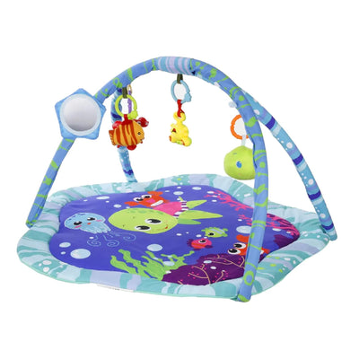 Pädagogische Plüsch Matte Sofr Safe Baby Kinder Spielzeug Schildkröte Fisch Krabbe Spiegel