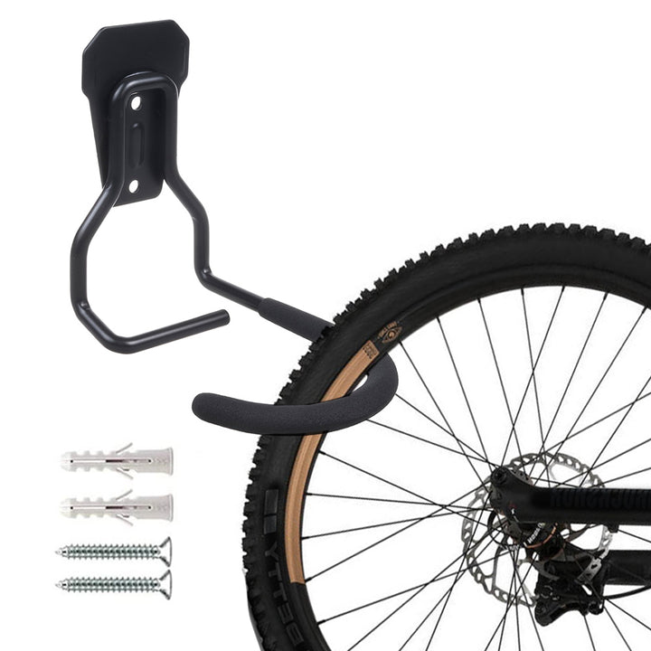 Maclean MC-433 Soporte de Pared para Bicicletas Portabicicletas Vertical Acero Carga máx. 20 kg