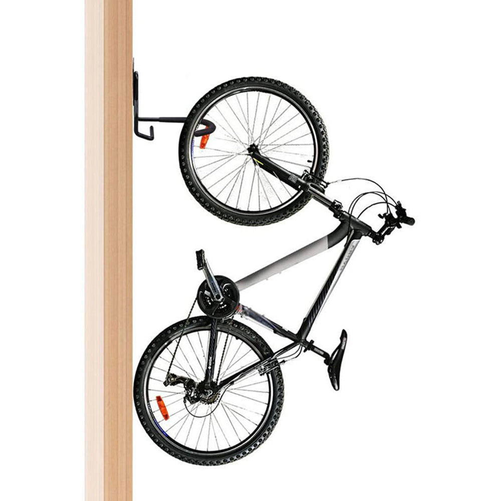 Maclean - Fiets muurbeugel - Wandmontage / Ophangsysteem / verticaal - max. belasting 20kg - Zwart