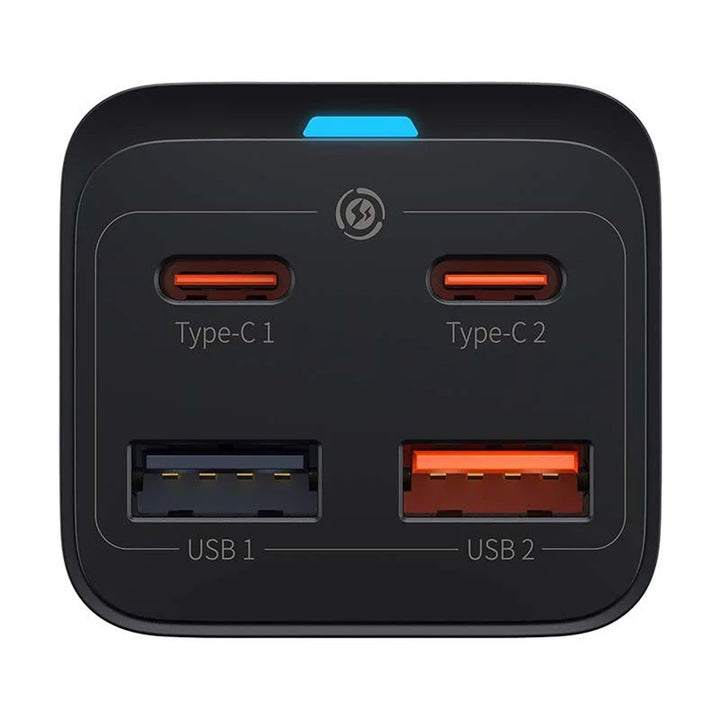 Baseus GaN3 Pro 2x USB-C PD und 2x USB CCGP040101 65W Handy / Smartphone Ladegerät