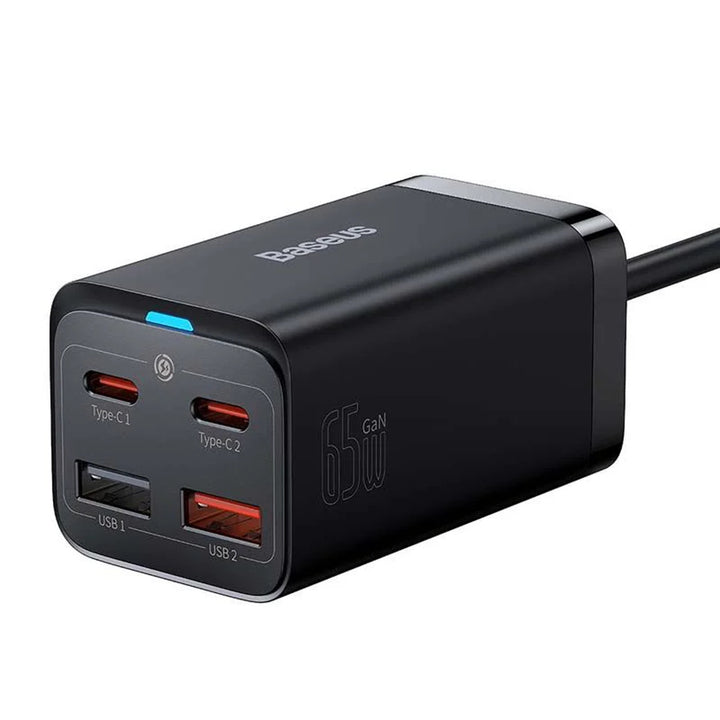 Baseus GaN3 Pro 2x USB-C PD y 2x USB CCGP040101 65W cargador de teléfono / smartphone