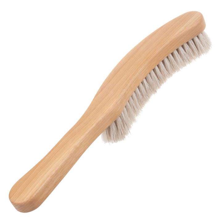 Brosse de nettoyage de chapeau Starmann Brosse en fibre de crin de cheval en fibre naturelle