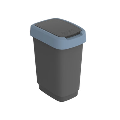Poubelle Poubelle 10L Couvercle Recyclage Nettoyage Facile Mince Sans BPA