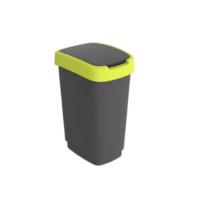 Cubo de basura de reciclaje, bote de basura de 50L, tapa de clasificación, cocina duradera sin BPA