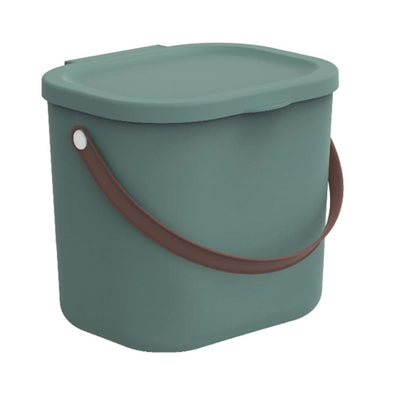 Opslag Container Afval 6L Bin Trash Kan Deksel Recycling Stapelbare Matte