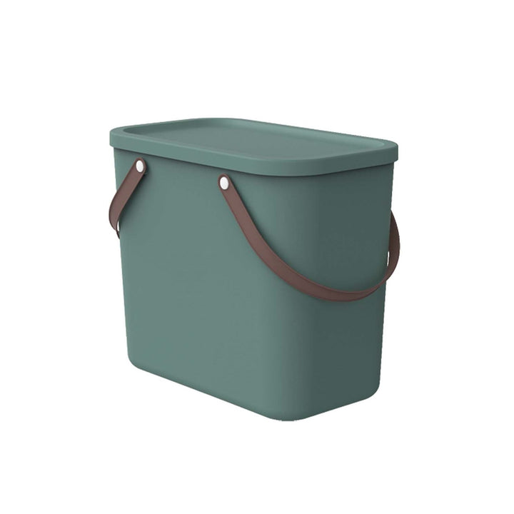 Conteneur de stockage Rotho Albula Bac de tri 25 litres - couleur vert foncé