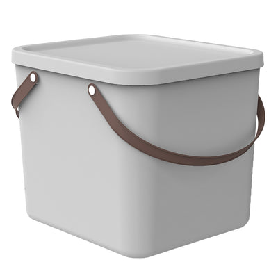 Hopo Albula 40L contenedor de almacenamiento Bandeja de baño Sala de baño con tapa apilable