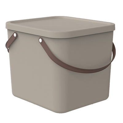 Hopo Albula 40L contenedor de almacenamiento Bandeja de baño Sala de baño con tapa apilable