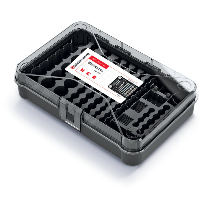 Caja de baterías Kistenberg KBB03 - 115 espacios para baterías