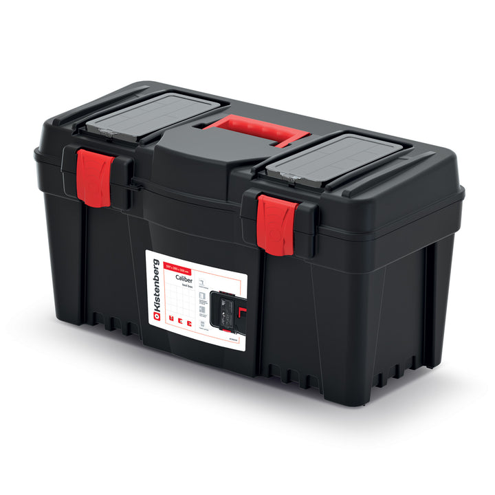 KISTENBERG CALIBER 60 KCR6030 Tool Box with Handle Lid Compartments 60cm Sturdy ABS Polycarbonate