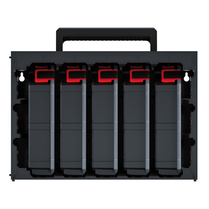Kistenberg Tagercase 30 Tool Box Case for Organisers Compartments Cabinet Storage Solution Garage Workshop Portable Handle or Wall Mounted Stackable