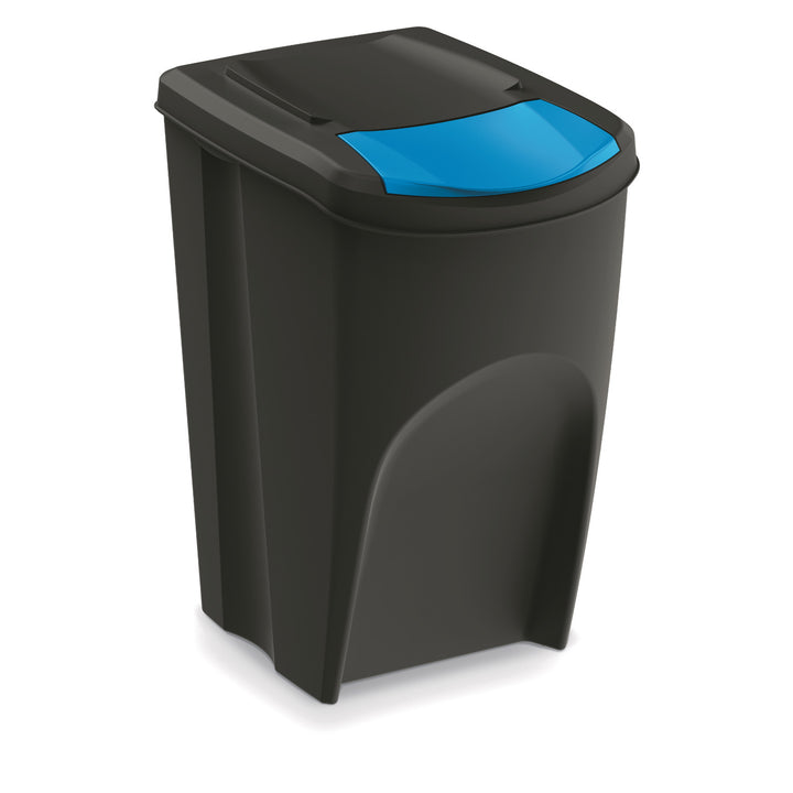 Ensemble de poubelles de recyclage Keden Sortibox 3x35L noir