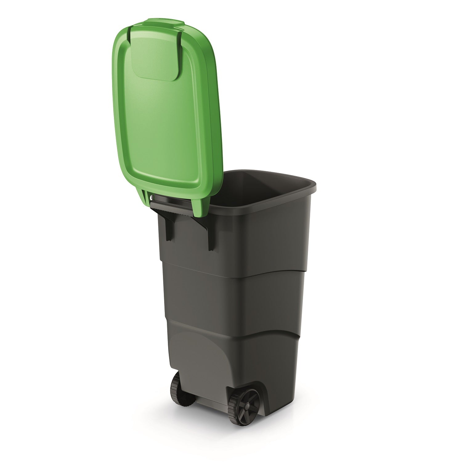 Prosperplast Wheeler 90L Müllbehälter mit Rädern und Deckel Mülltonne –  Euroelectronics EU