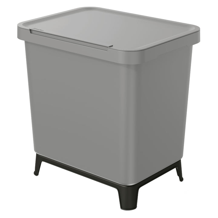 Keden SYSTEMA cubo de basura - gris liso 29 litros