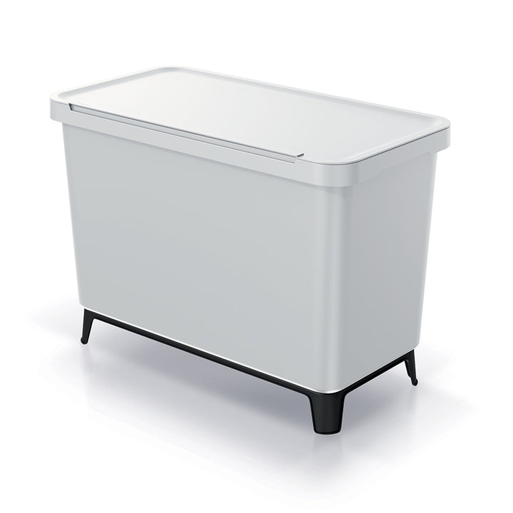 Prosperplast Keden SYSTEMA - Afvalbak / Prullenbak met scheidingsbakken 3x10L - Asgrijs