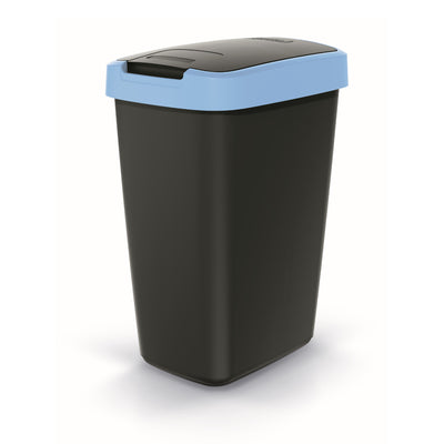 Waste Bin Trash Can Recycling Sorting Lid Kitchen 12L