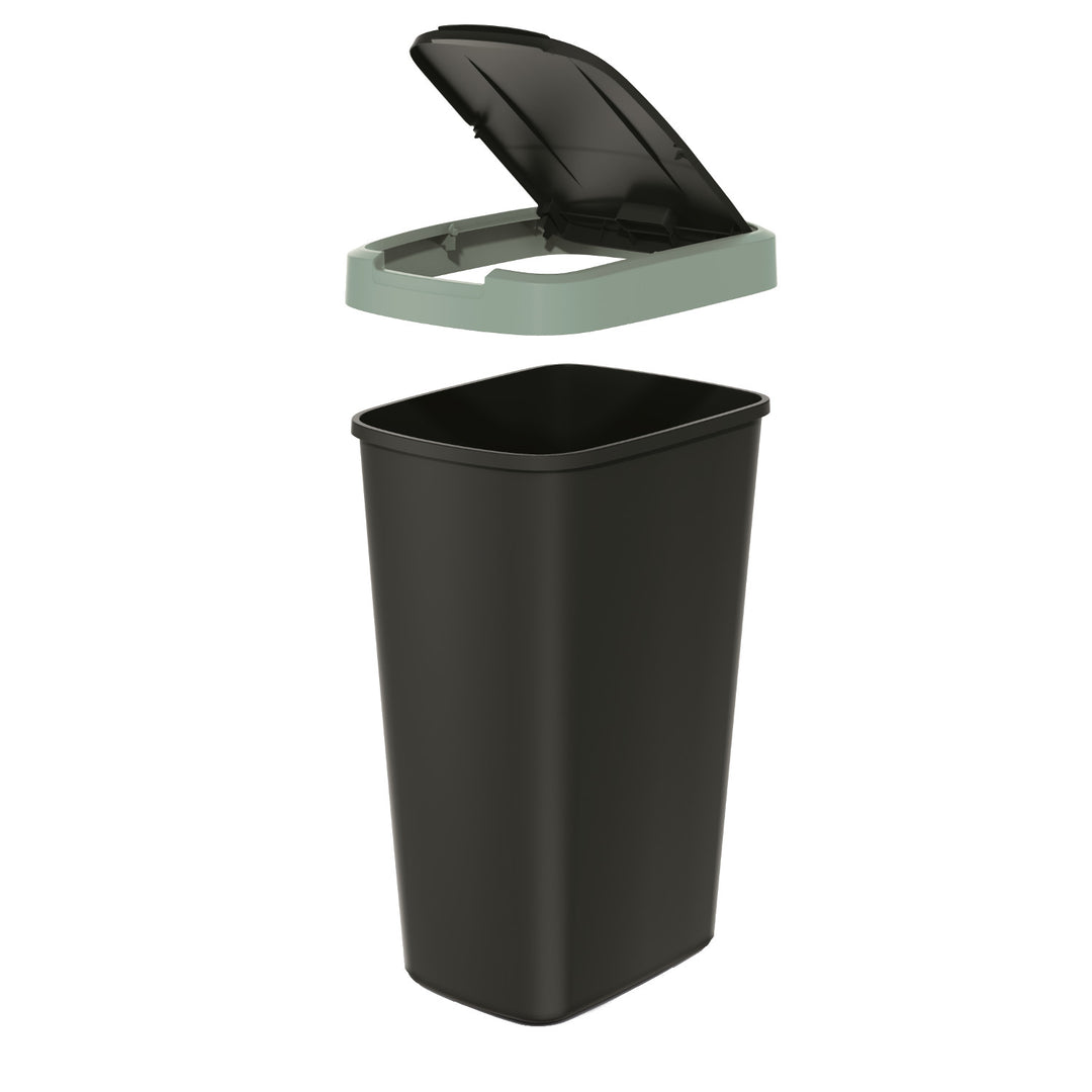 Keden COMPACT Q Trash Can Recycling Waste Bin Garbage Sorting Lid 45L