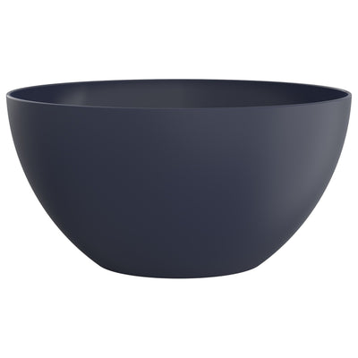 Rotho Caruba Kitchen Envalea Bowl 3l plástico resistente acabado elegante de 23 cm lavavajillas seguros mate azul marino azul marino