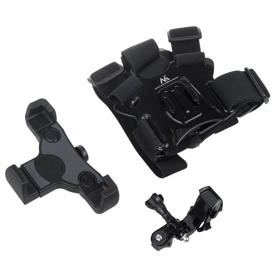 Maclean MC-445 Arnés Deportivo con Soporte para Teléfono Universal para Teléfono Cámara GoPro y Otros Dispositivos