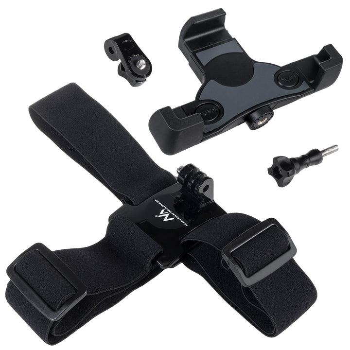 Maclean MC-448 Sport-Kopfband Halterung für Handy, Kamera, GoPro und andere Kameras Universal