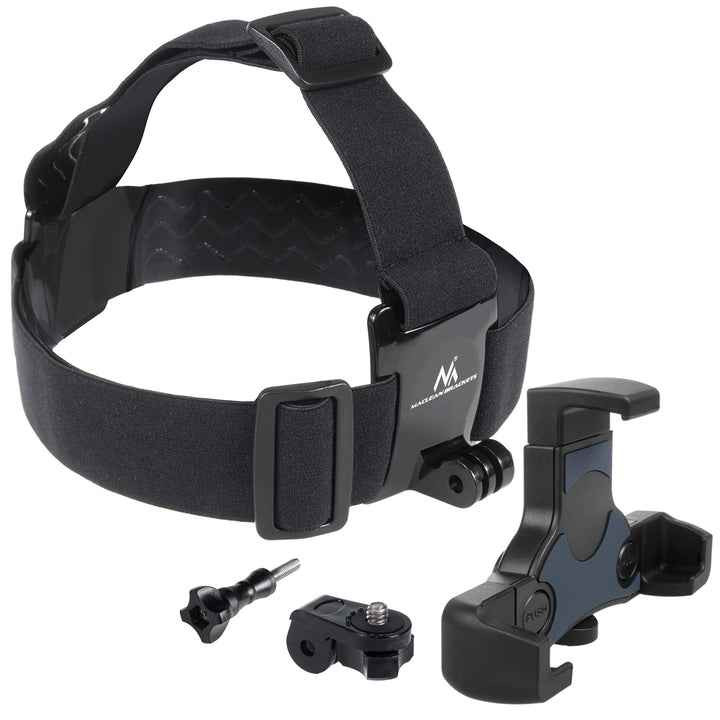 Maclean MC-448 Sports Headband Mount Strap Holder For Mobile Phone Camera GoPro Universal Secure Grip Sport Action Shots