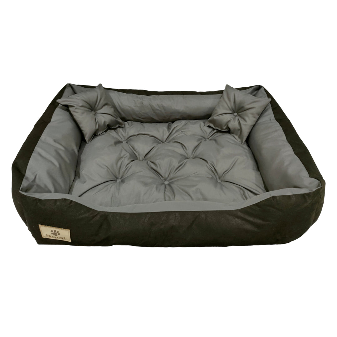 Prestige guarida para perro, gato 60x50 / 75x65 cm gris-negro