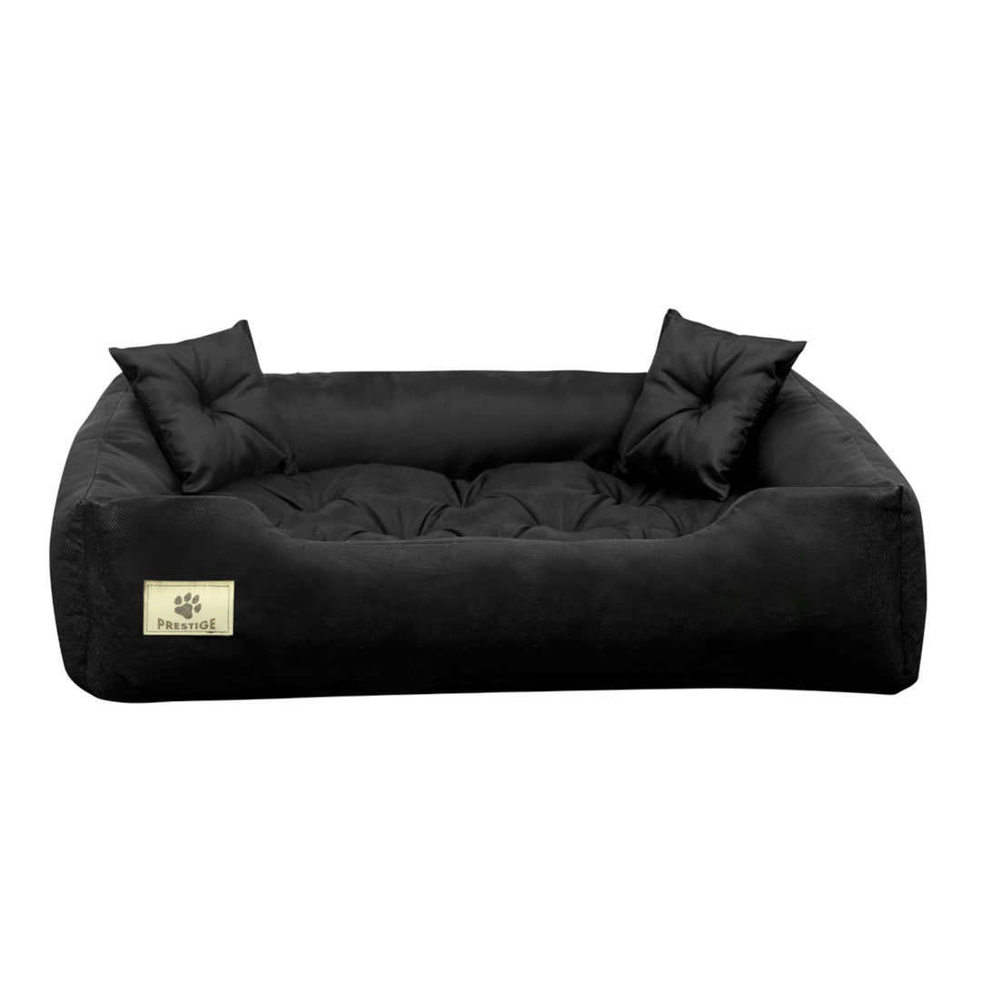 Lit Prestige pour chiens et chats, disponible en tailles 100x80 / 115x95 cm, noir.