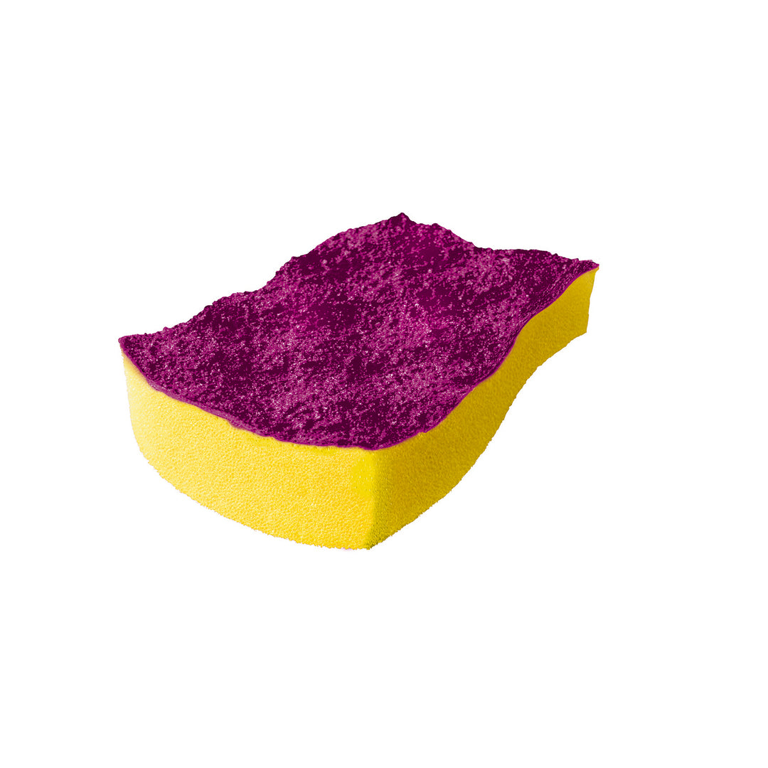 Vileda 169492 4pcs Pur Active Colors Kitchen Sponge Teflon Suitable Anti Scratch Scourer Cleaner Dishes Durable - 4 Different Colours