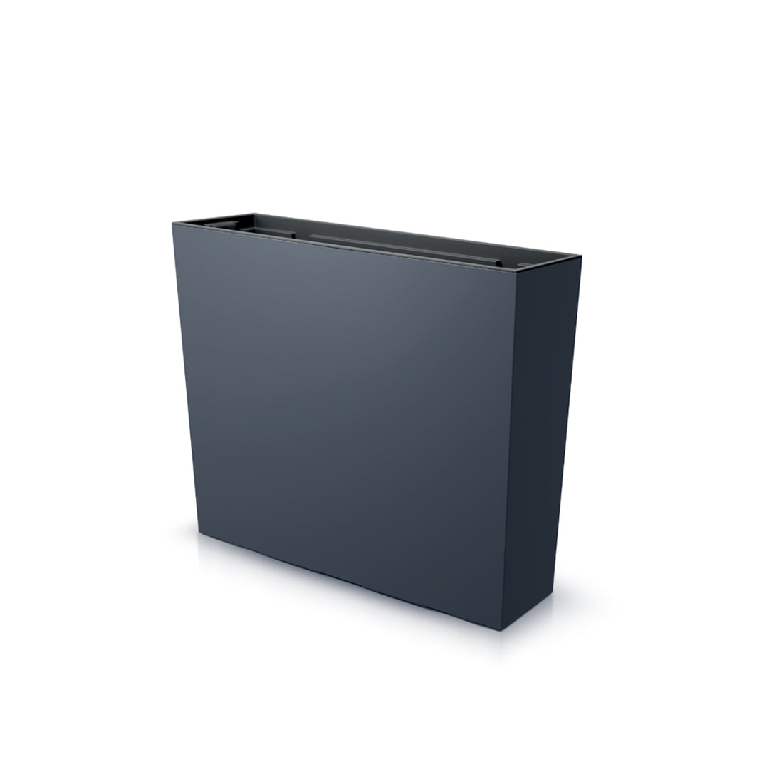 Prosperplast Macetero Jardinera con Maceta para Plantas Macetero con Tiesto para Plantas Urbi Case Torre DUC800T Antracita