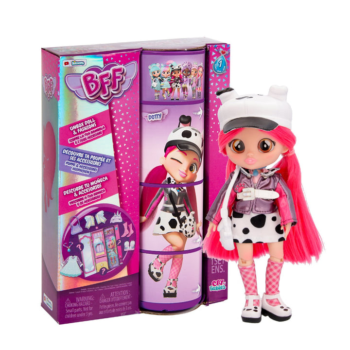 Muñeca BFF Dotty Cry Babies set con accesorios IMC904378