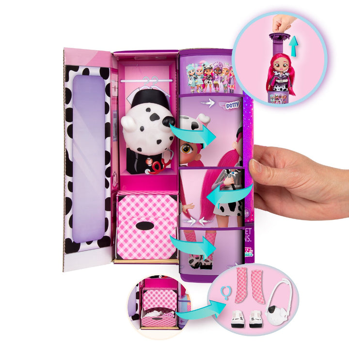 Muñeca BFF Dotty Cry Babies set con accesorios IMC904378