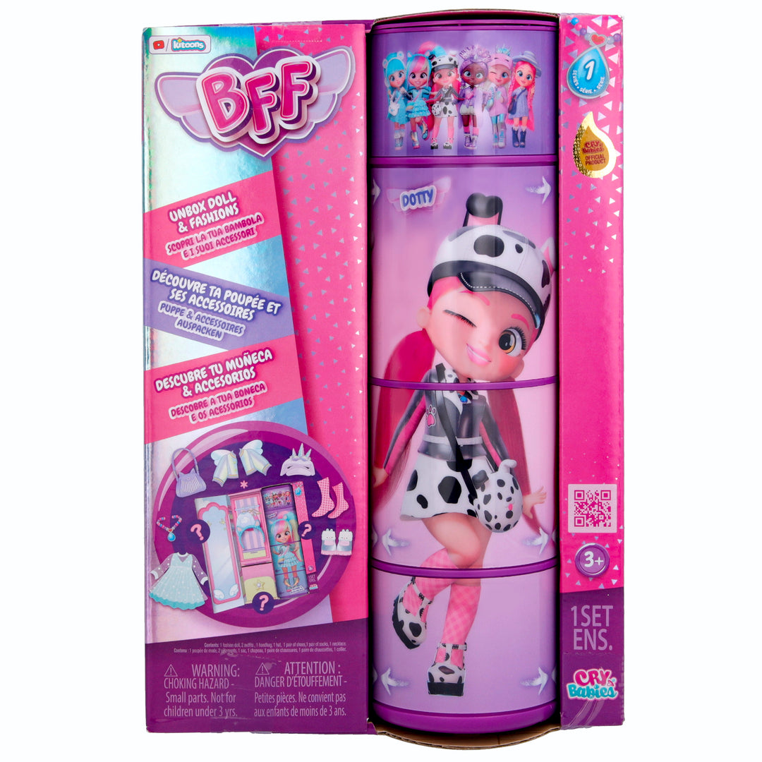 TM TOYS - Pop Dotty Fashion Doll - Cry Babies Best Friends Forever