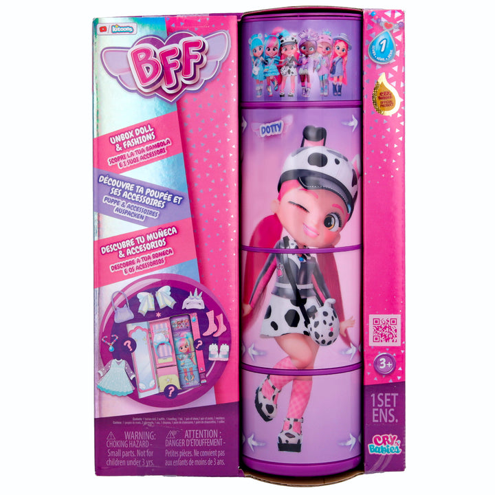 Muñeca BFF Dotty Cry Babies set con accesorios IMC904378