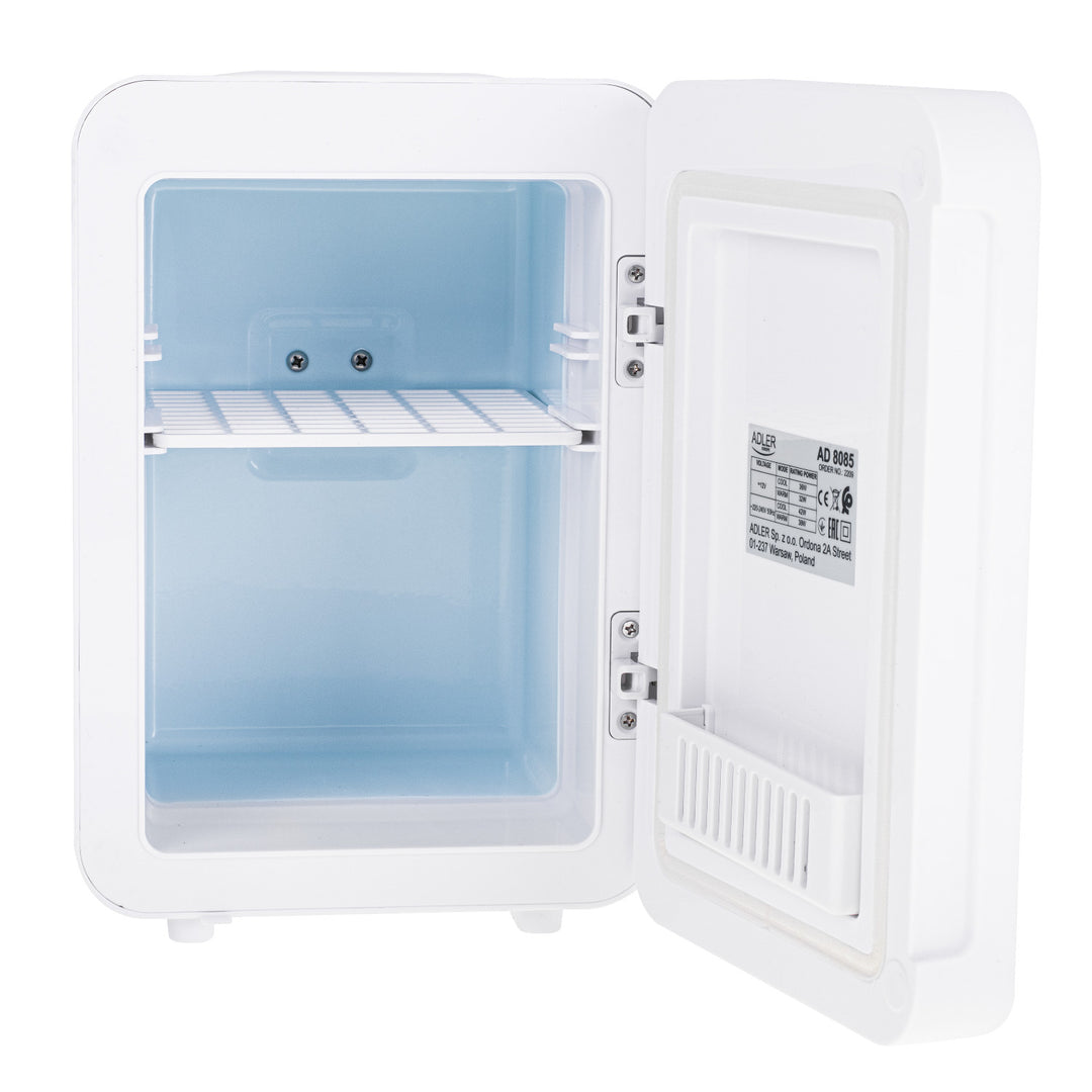 Adler AD 8085 Mini portable refrigerator with mirror 4L  - cools and heats